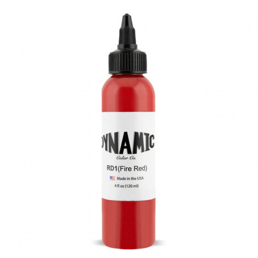 Тату краска Dynamic Colors Fire Red - 120 мл