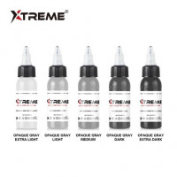 Тату краска Xtreme Ink Opaque Gray Set